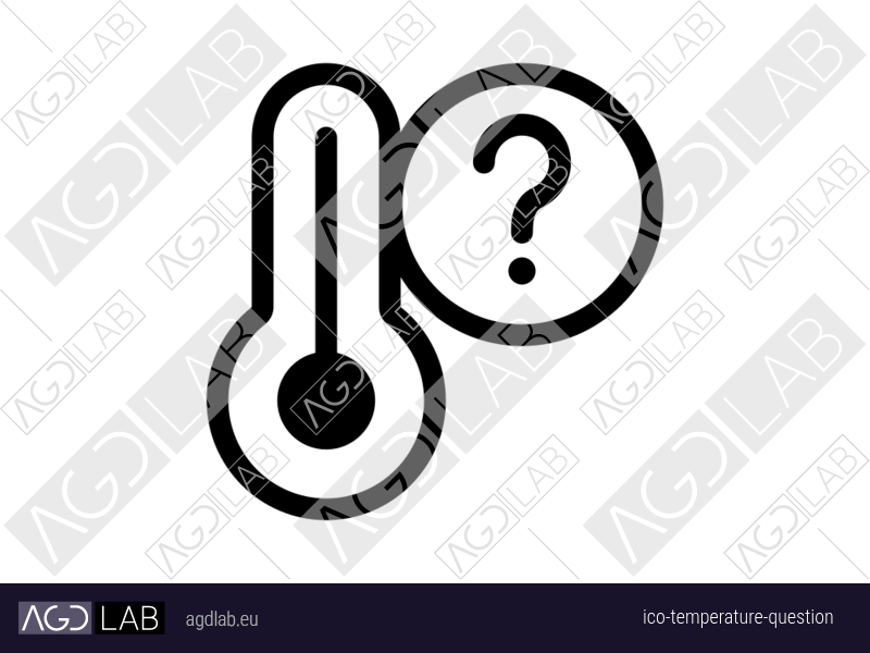 Temperature question icon