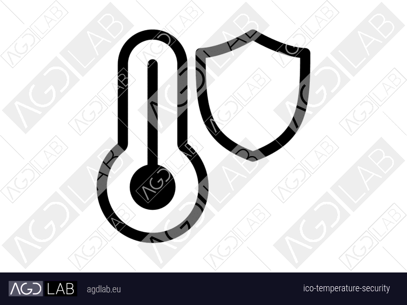 Temperature security icon