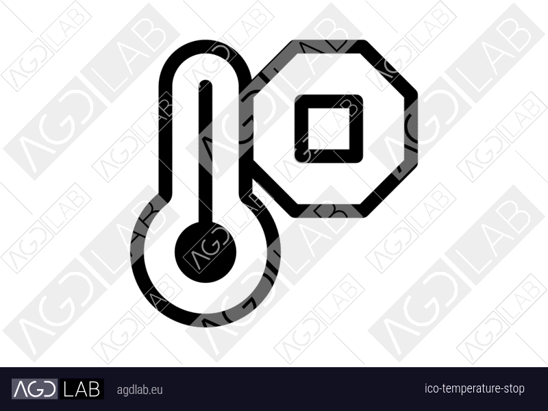 Temperature stop icon