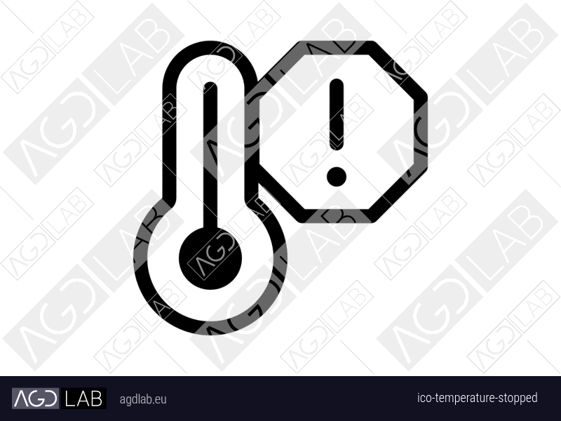 Temperature stopped icon