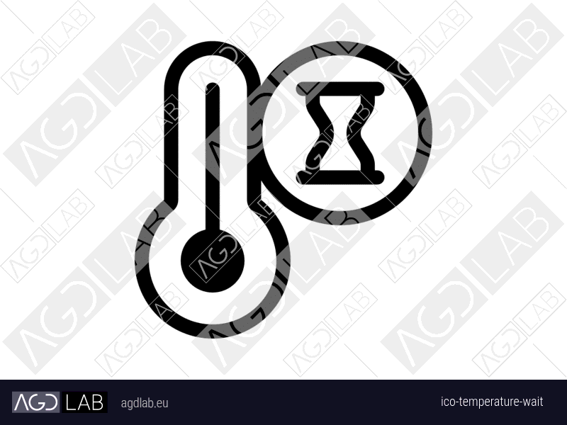 Temperature wait icon