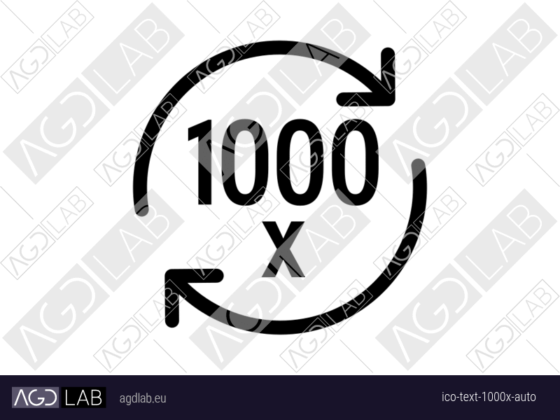 Text 1000x auto icon