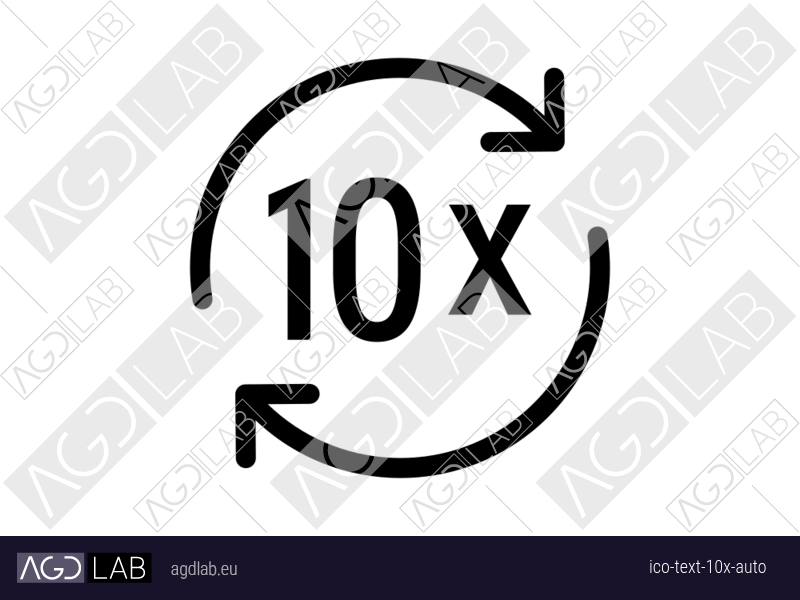 Text 10x auto icon