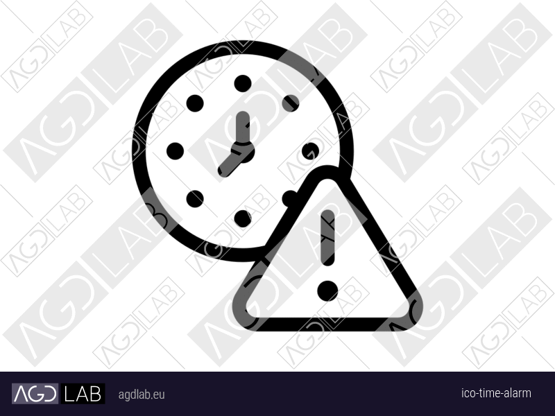 Time alarm icon