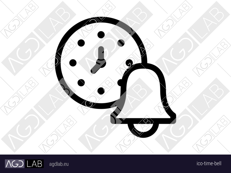 Time bell icon
