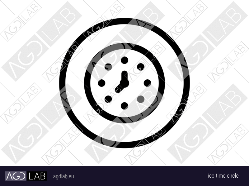Time circle icon