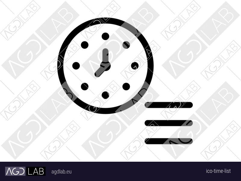 Time list icon