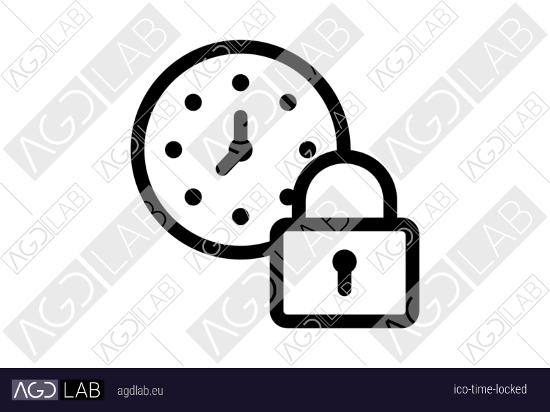 Time locked icon