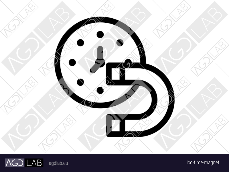 Time magnet icon