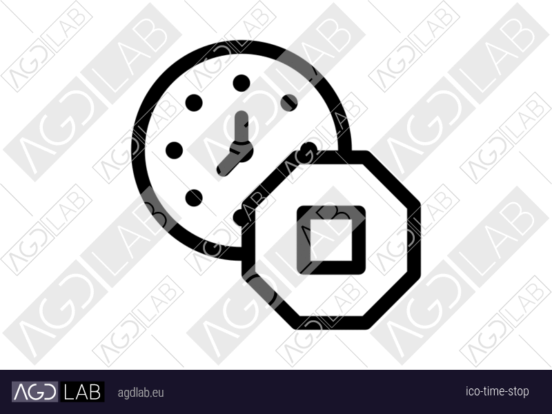 Time stop icon