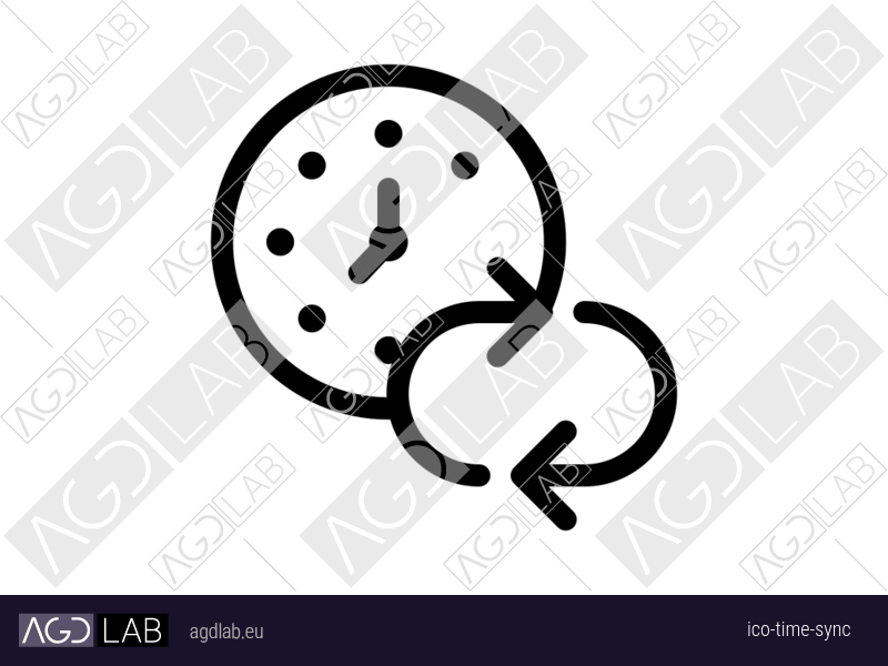 Time sync icon