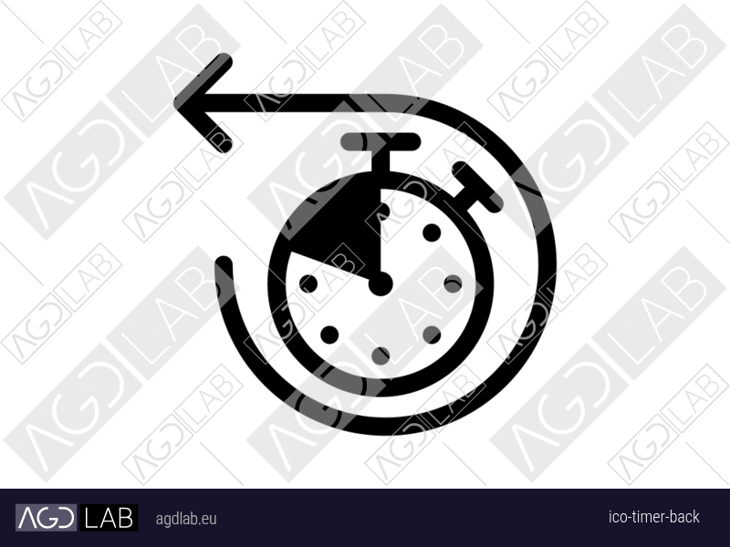 Timer back icon