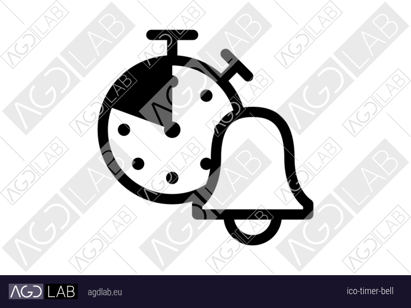 Timer bell icon
