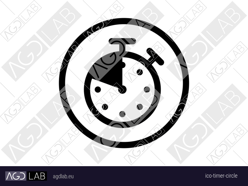 Timer circle icon