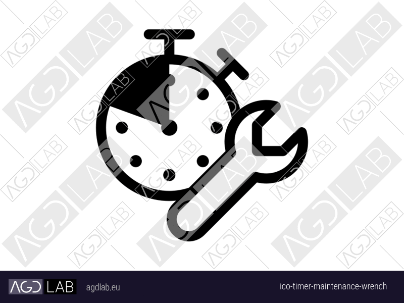 Timer maintenance wrench icon