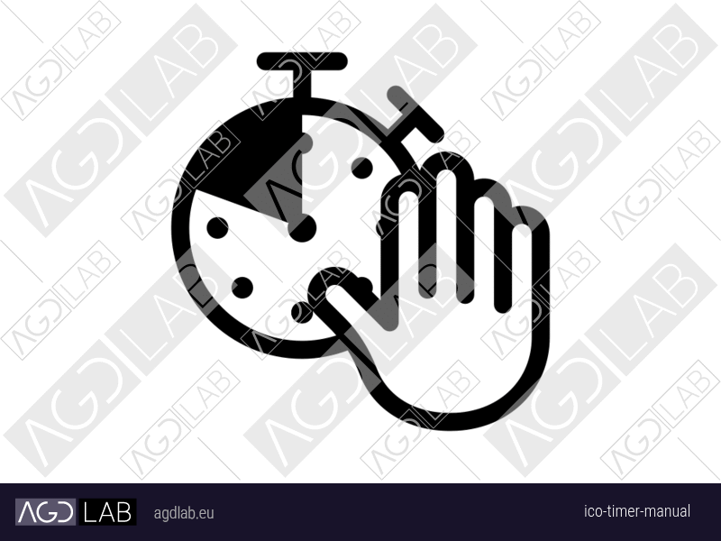 Timer manual icon