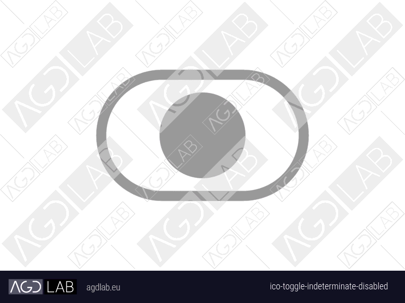 Toggle indeterminate disabled icon