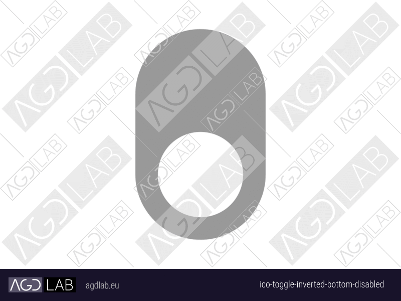 Toggle inverted bottom disabled icon