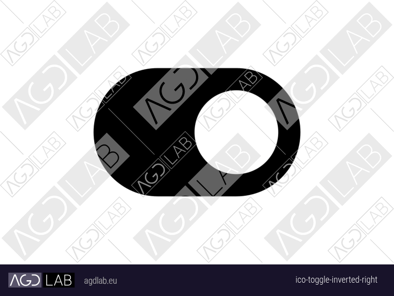 Toggle inverted right icon