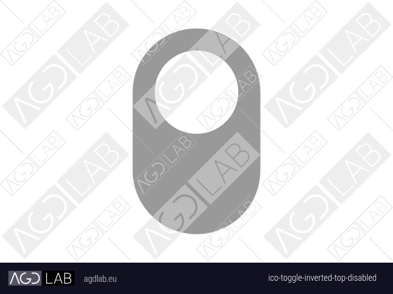 Toggle inverted top disabled icon