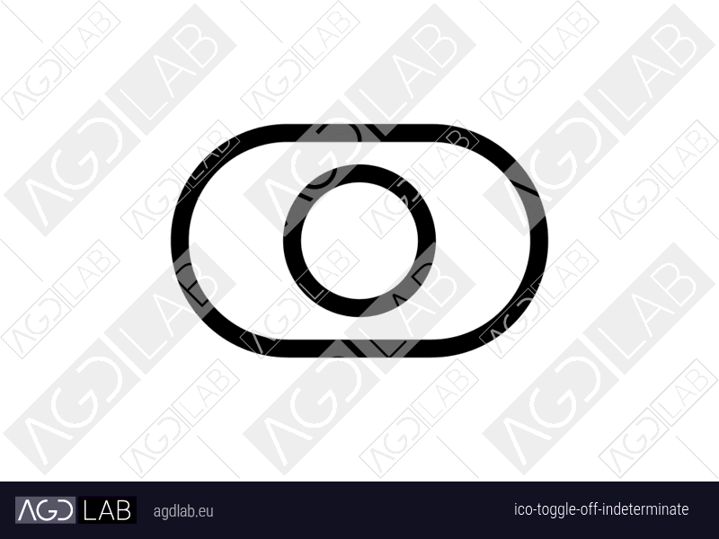 Toggle off indeterminate icon