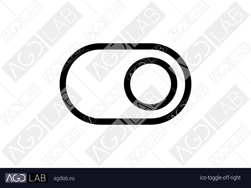 Toggle off right icon