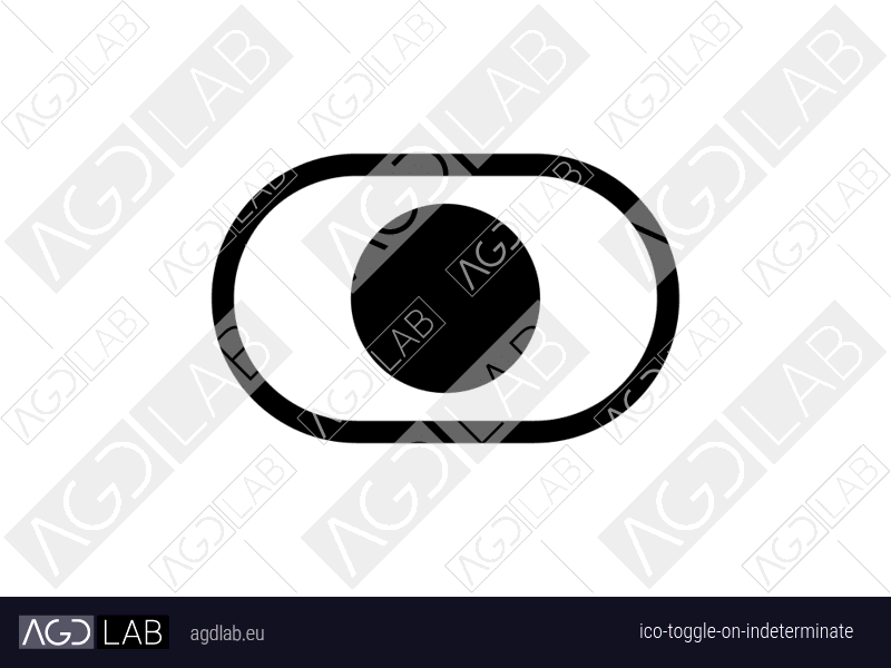 Toggle ON indeterminate icon