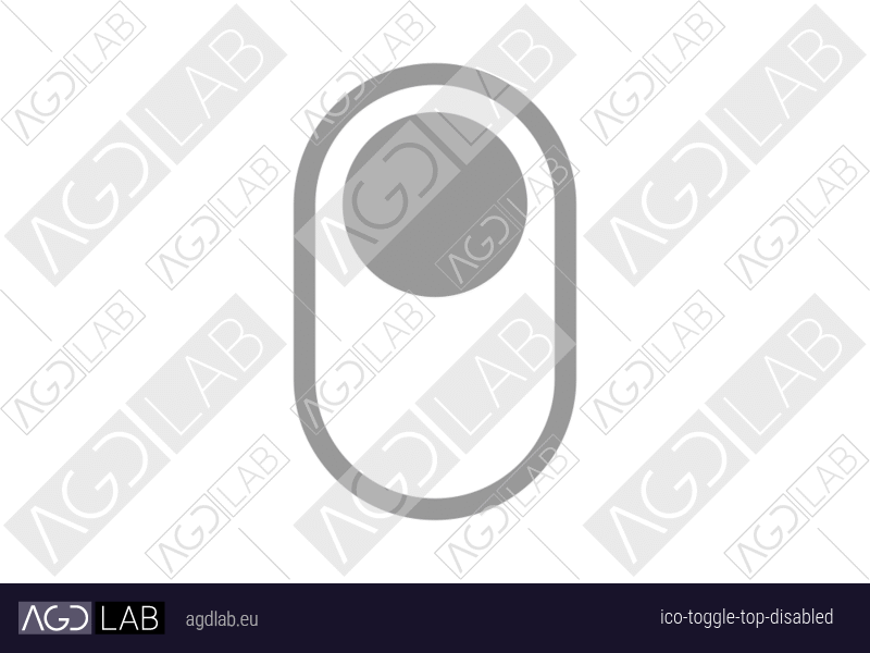 Toggle top disabled icon