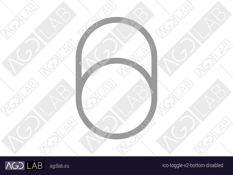 Toggle alternative version bottom disabled icon