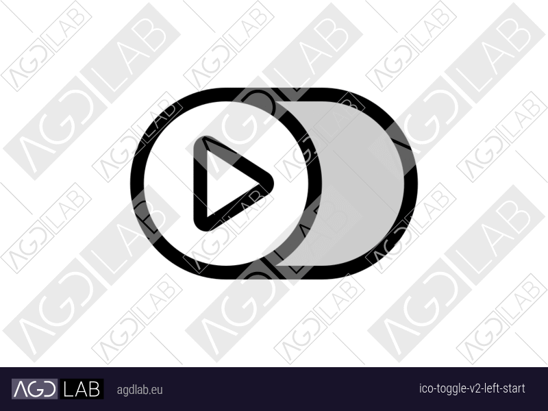 Toggle alternative version left start icon