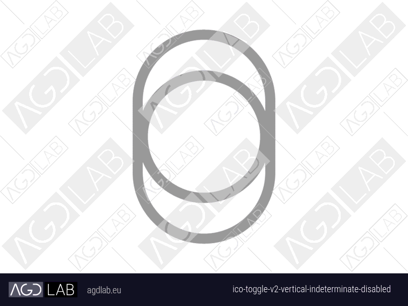 Toggle alternative version vertical indeterminate disabled icon