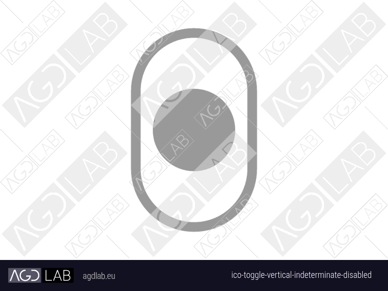 Toggle vertical indeterminate disabled icon