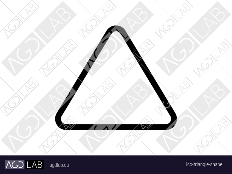 Triangle shape icon