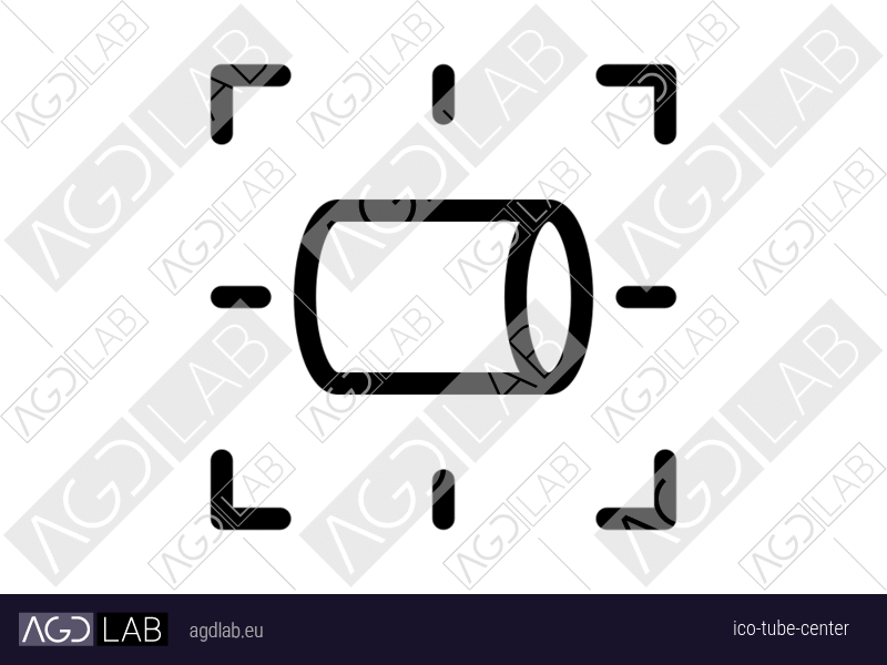 Tube center icon