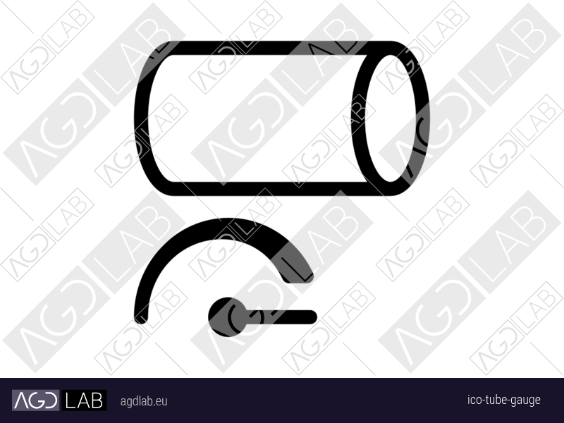 Tube gauge icon