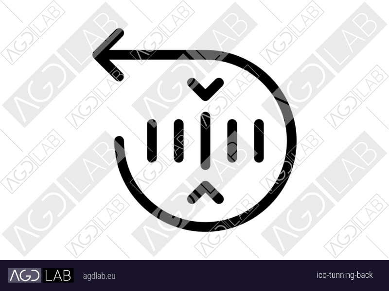 Tunning back icon