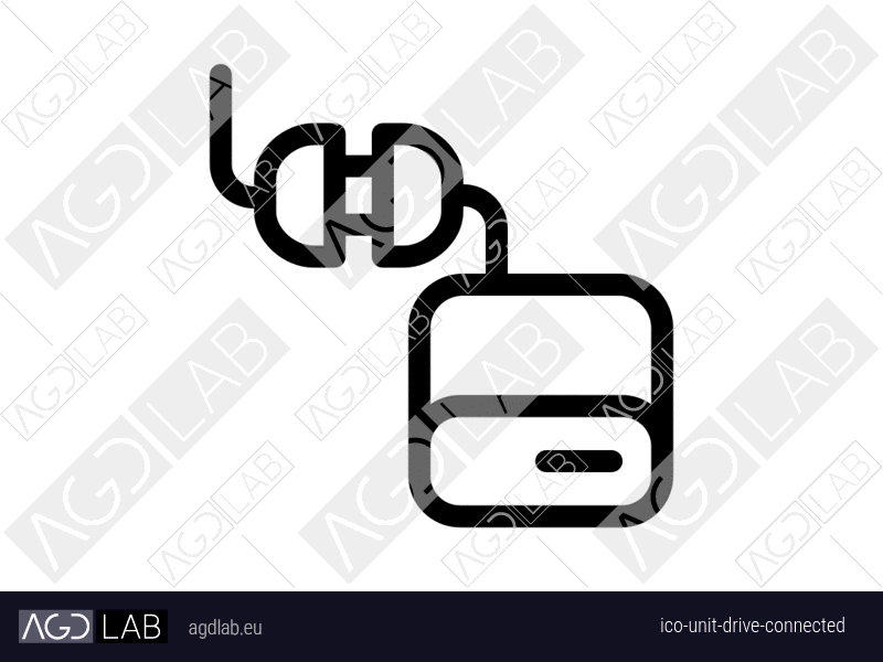 Unit drive connected icon