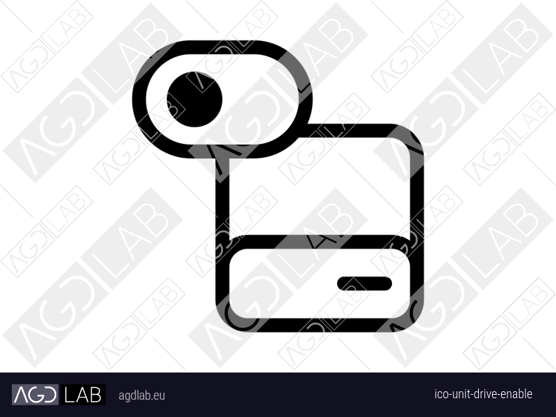 Unit drive enable icon
