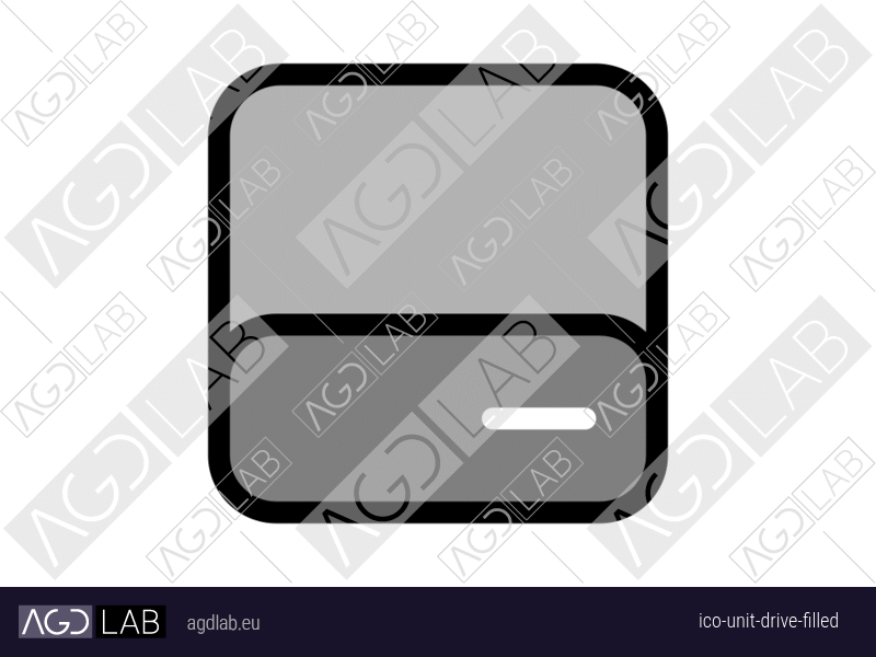 Unit drive filled icon