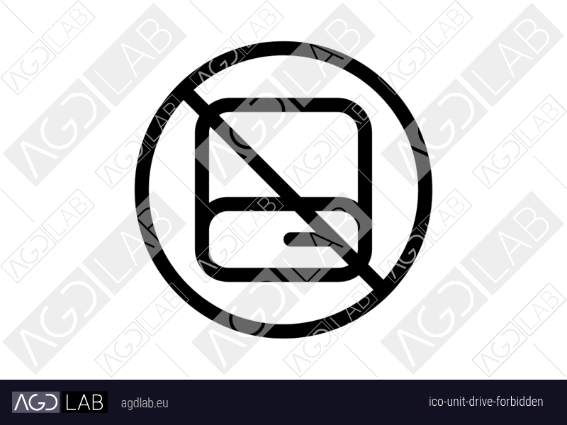 Unit drive forbidden icon