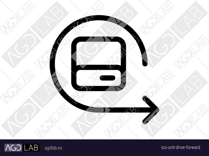Unit drive forward icon