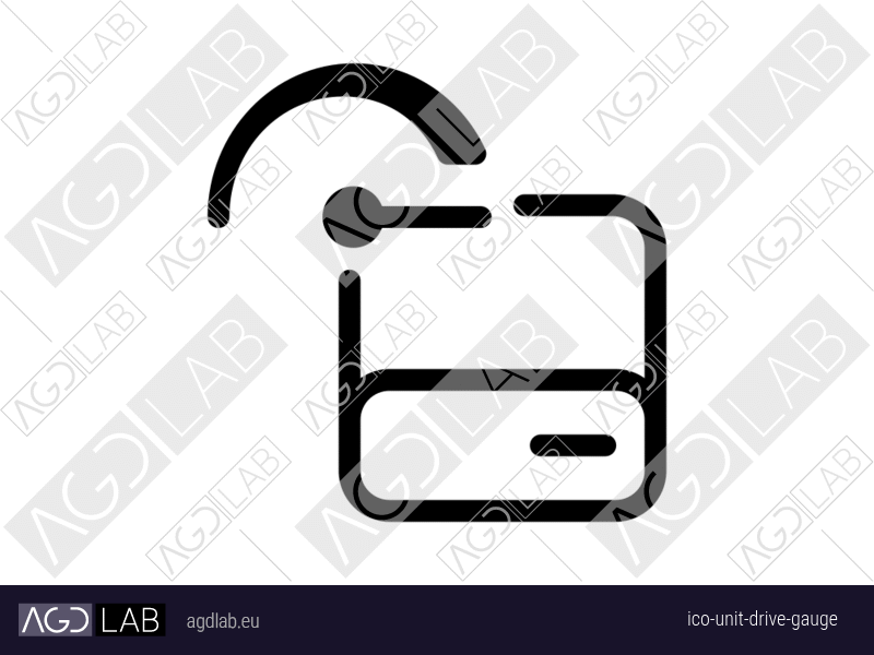 Unit drive gauge icon