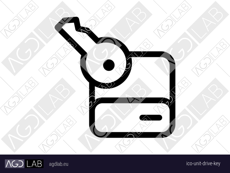 Unit drive key icon