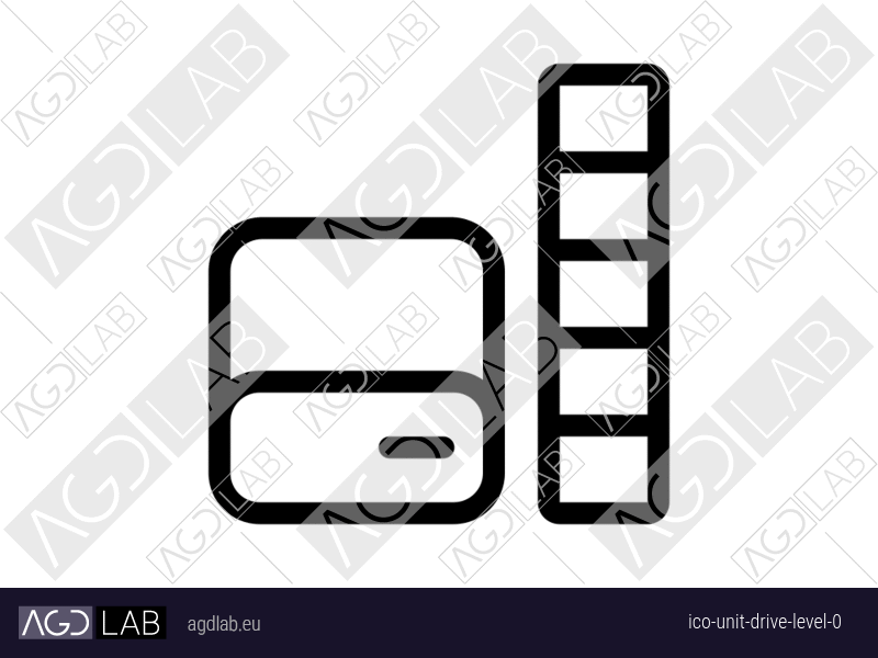 Unit drive level 0 icon