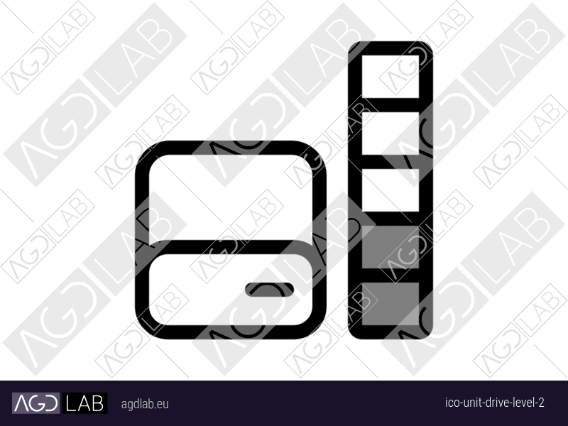 Unit drive level 2 icon