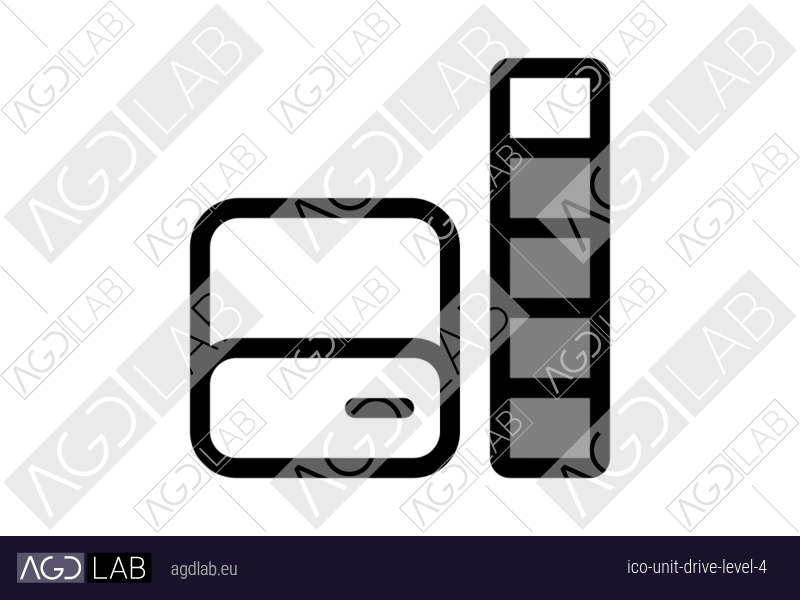 Unit drive level 4 icon