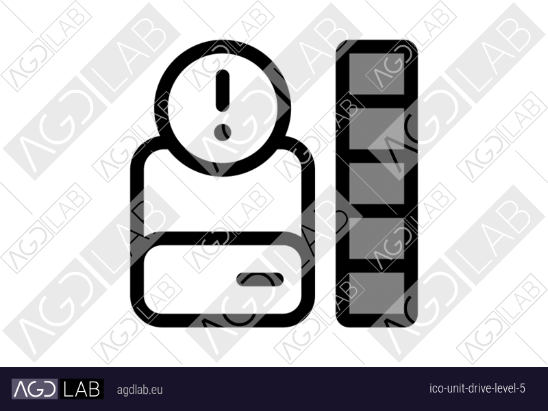 Unit drive level 5 icon
