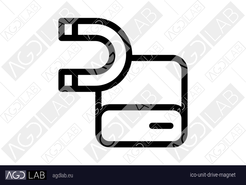 Unit drive magnet icon