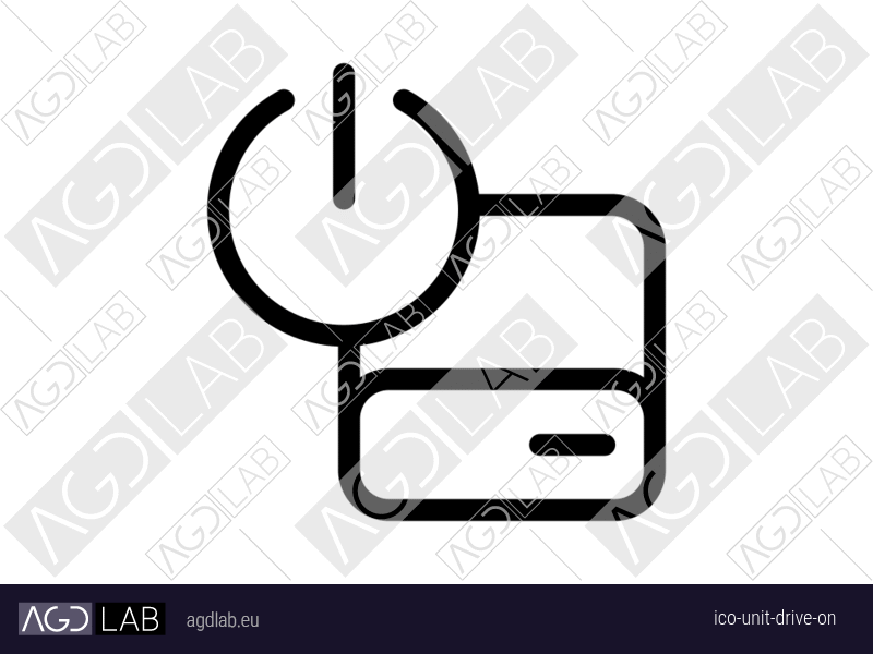 Unit drive ON icon