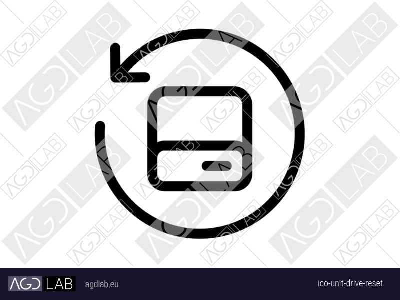 Unit drive reset icon